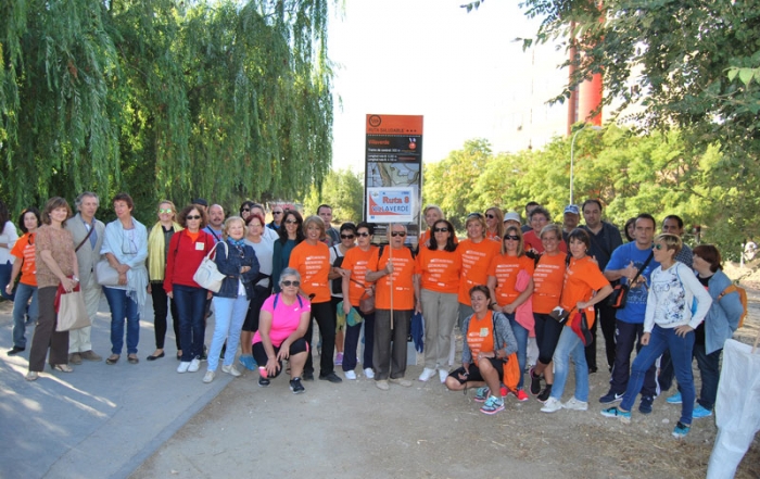 Inauguración de la ruta WAP en Villaverde