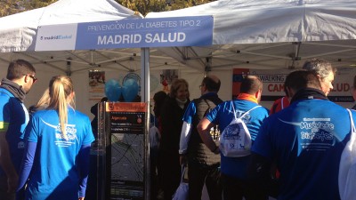 stand de Madrid Salud