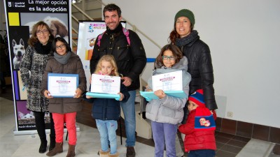 Ganadoras del concurso de dibujo