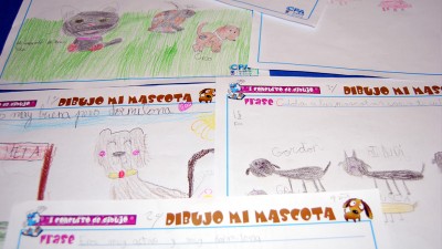 Varios dibujos del concurso