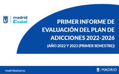 Primera evaluación del nuevo Plan de Adicciones 2022-2026