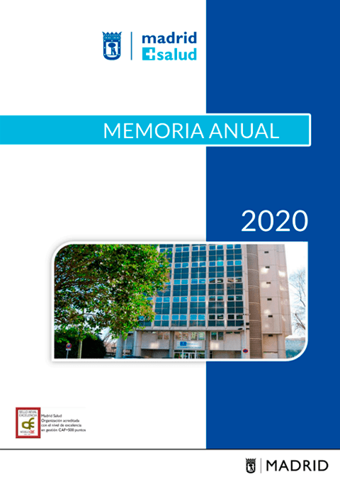 Memoria anual Madrid Salud. 2020. Principales resultados