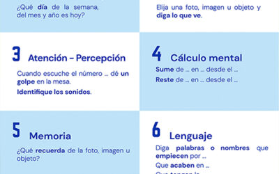 Infografía Estimulación cognitiva por teléfono – dificultad baja