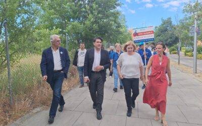 La vicealcaldesa inaugura una nueva ruta WAP que conecta los distritos de San Blas y Hortaleza